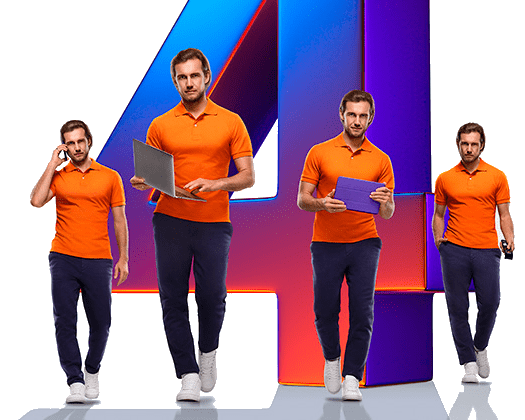 Великолепная четверка Ростелеком в деревня Оськино (Пермский край)